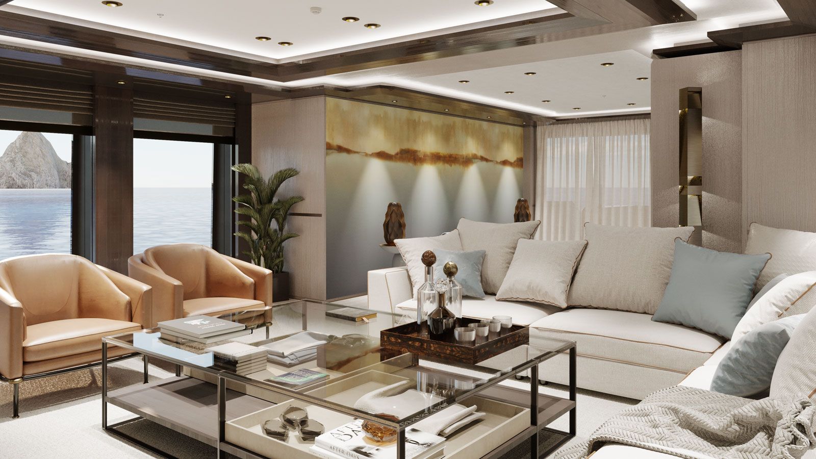 Interieur van de Heesen Yachts Iris Blue