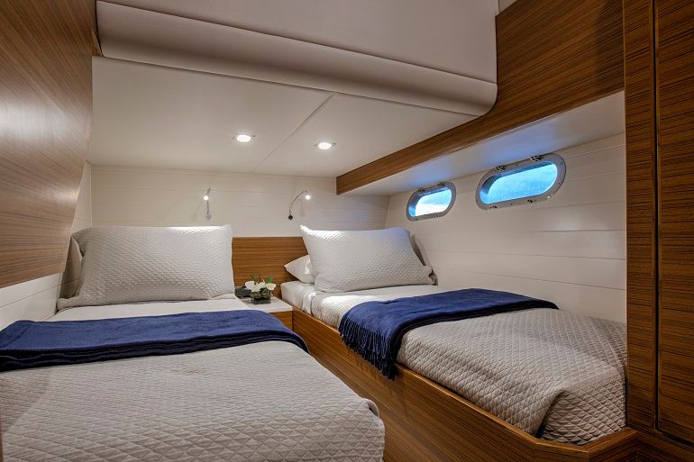 Innenbereich der Outback Yachts 50