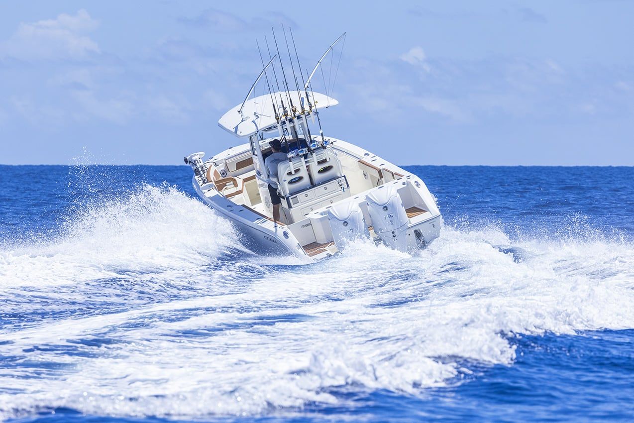 Außenbereich der Cobia 285 CC