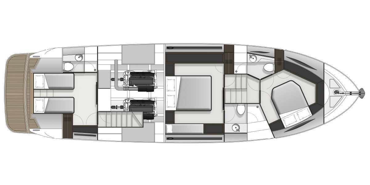 3-Cabin Layout