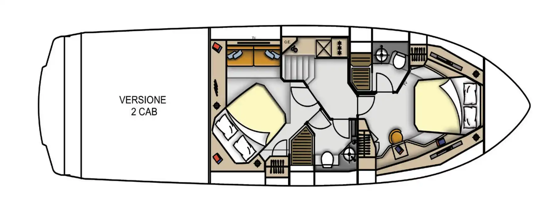 2-cabin Layout