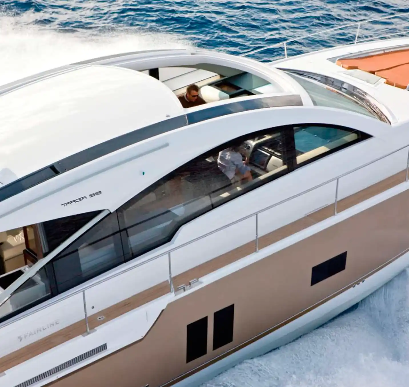 Exterieur van de Fairline 58 Targa GT