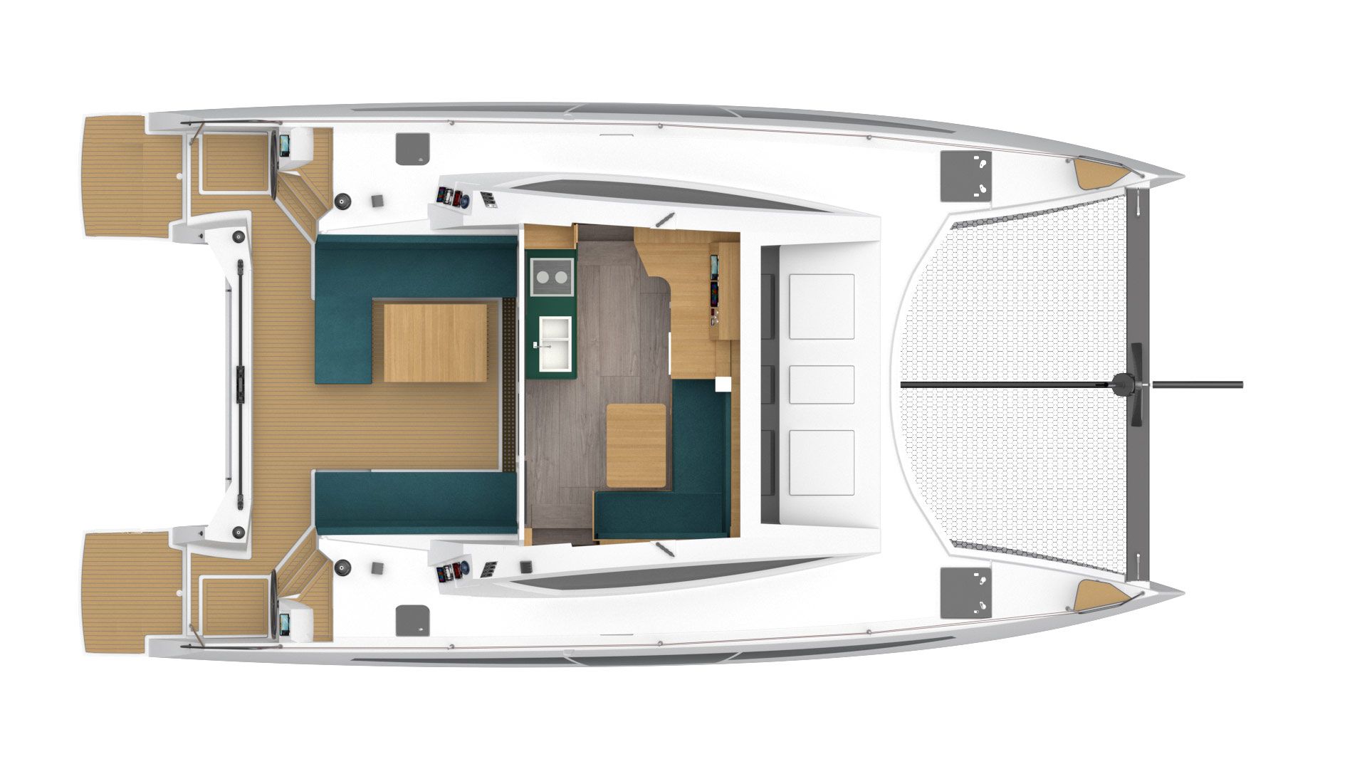 3-cabin Layout