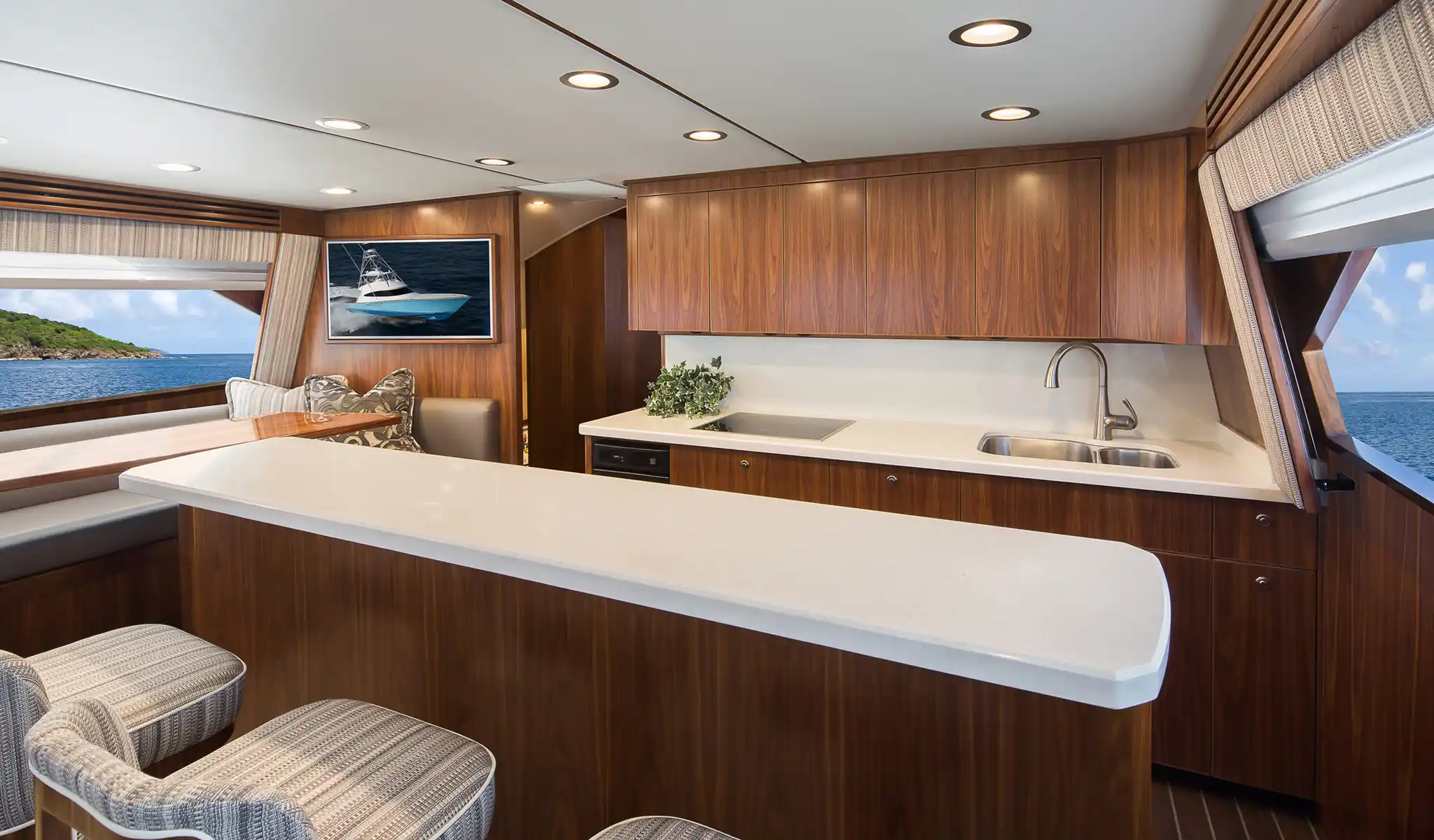 Interni del Viking Yacht 68EB