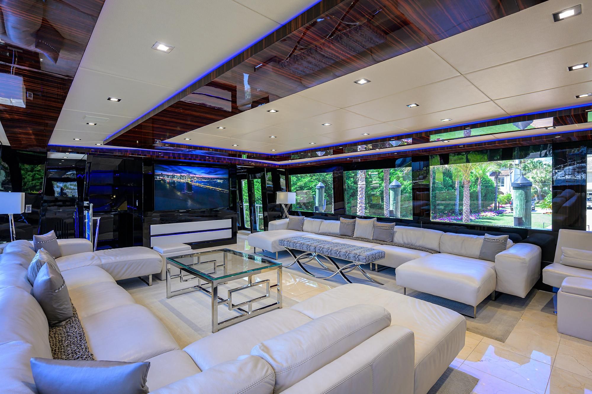 Broward 108 Raised Pilothouse Interior