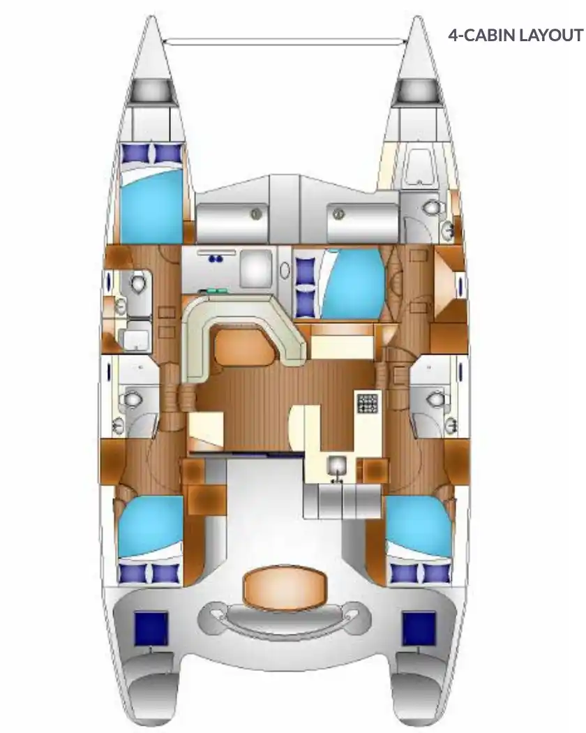4-Cabin Layout