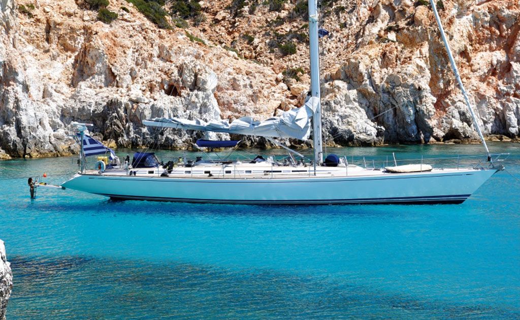 Esterni del Nautor Swan 77
