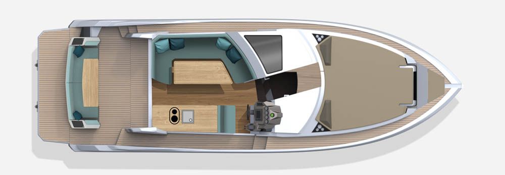 2-Cabin Layout + 2 Heads
