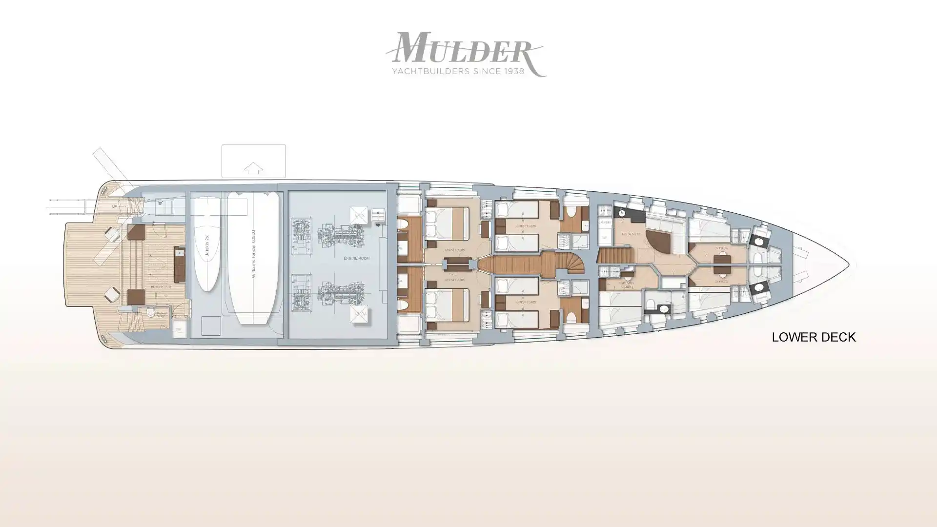 5-cabin Layout