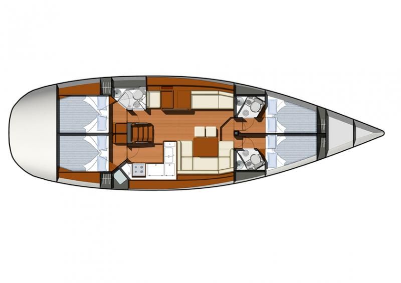 4-Cabin Layout