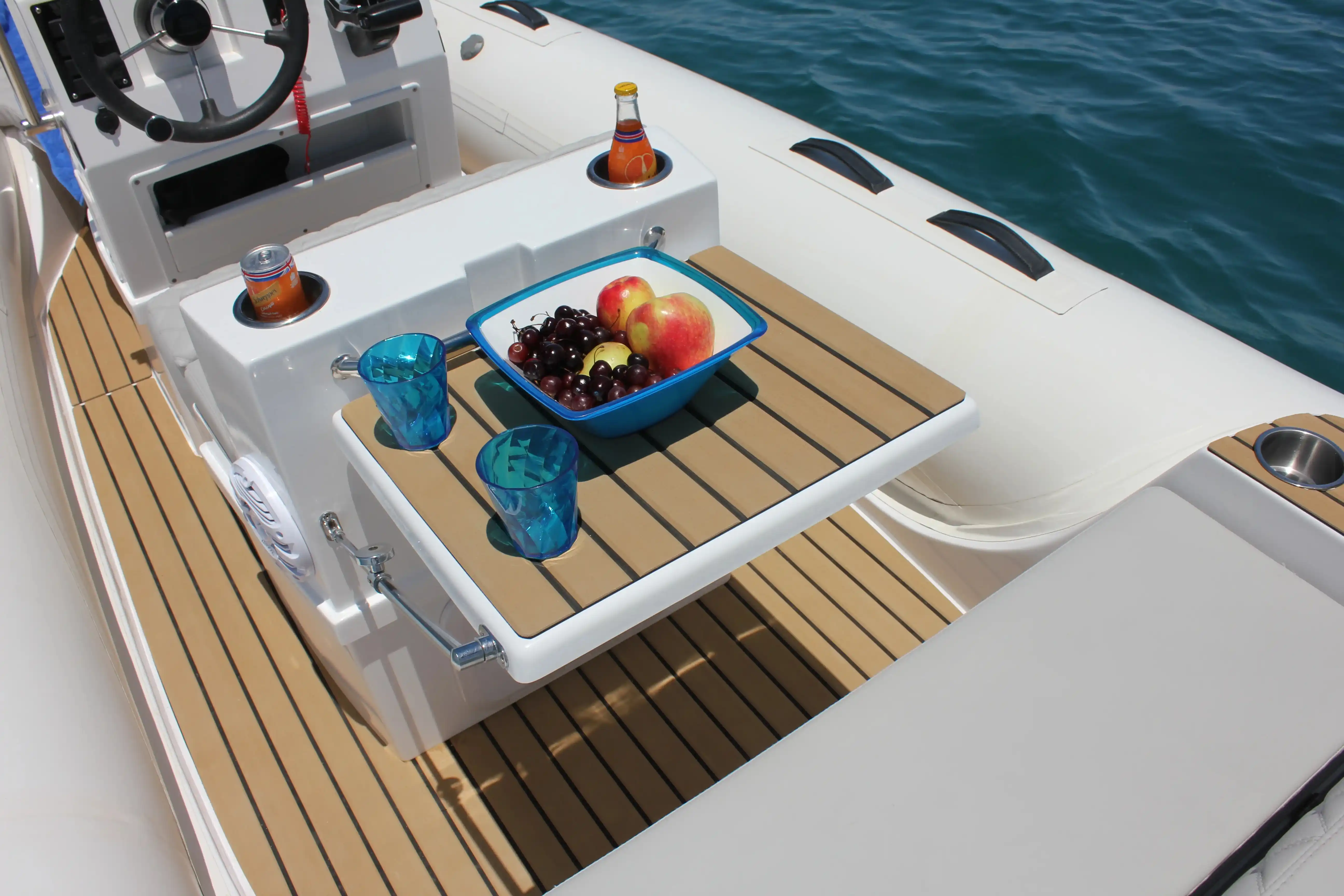 Interieur van de Tiger Marine ProLine 550