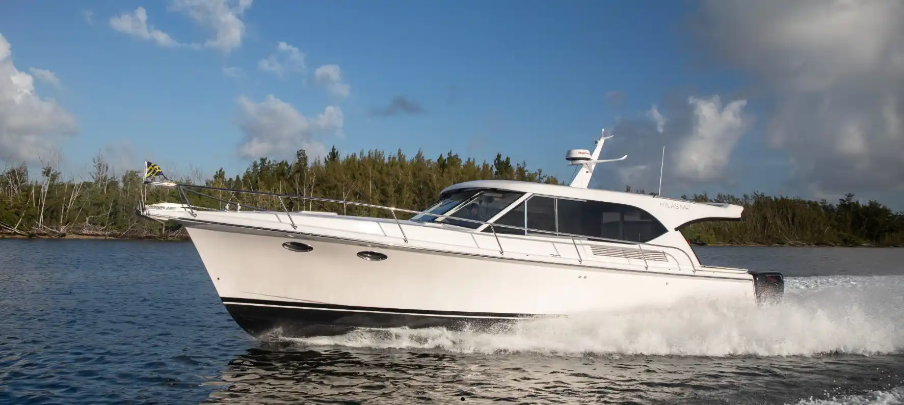 Esterni del Hylas Yachts M47