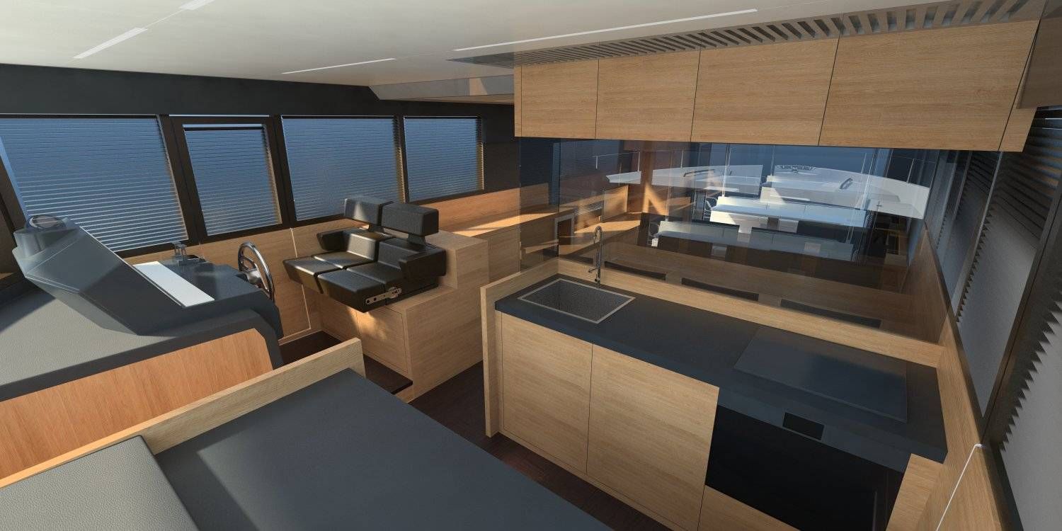 Interieur van de Sundeck 700