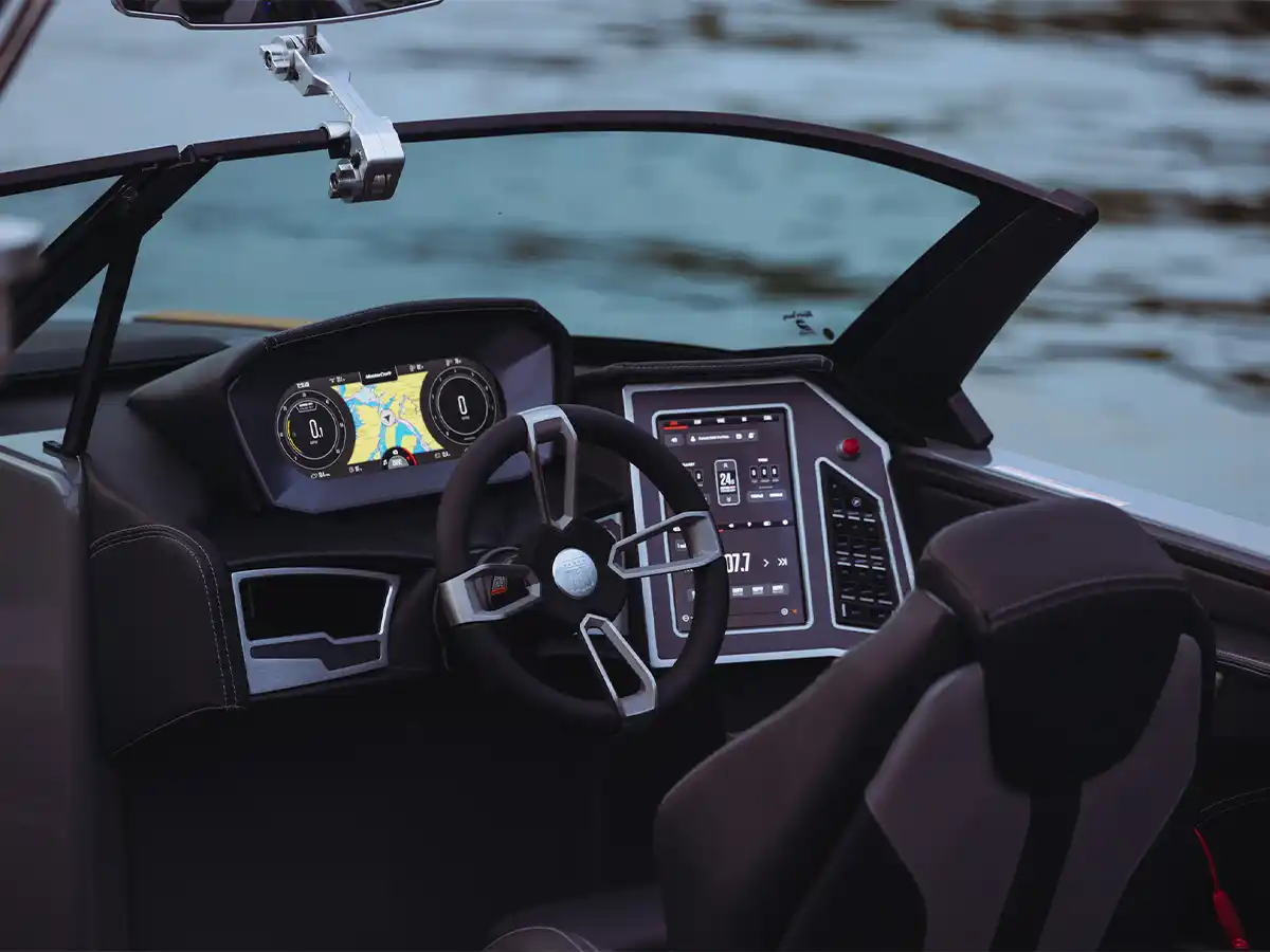 Interieur van de MasterCraft XT22