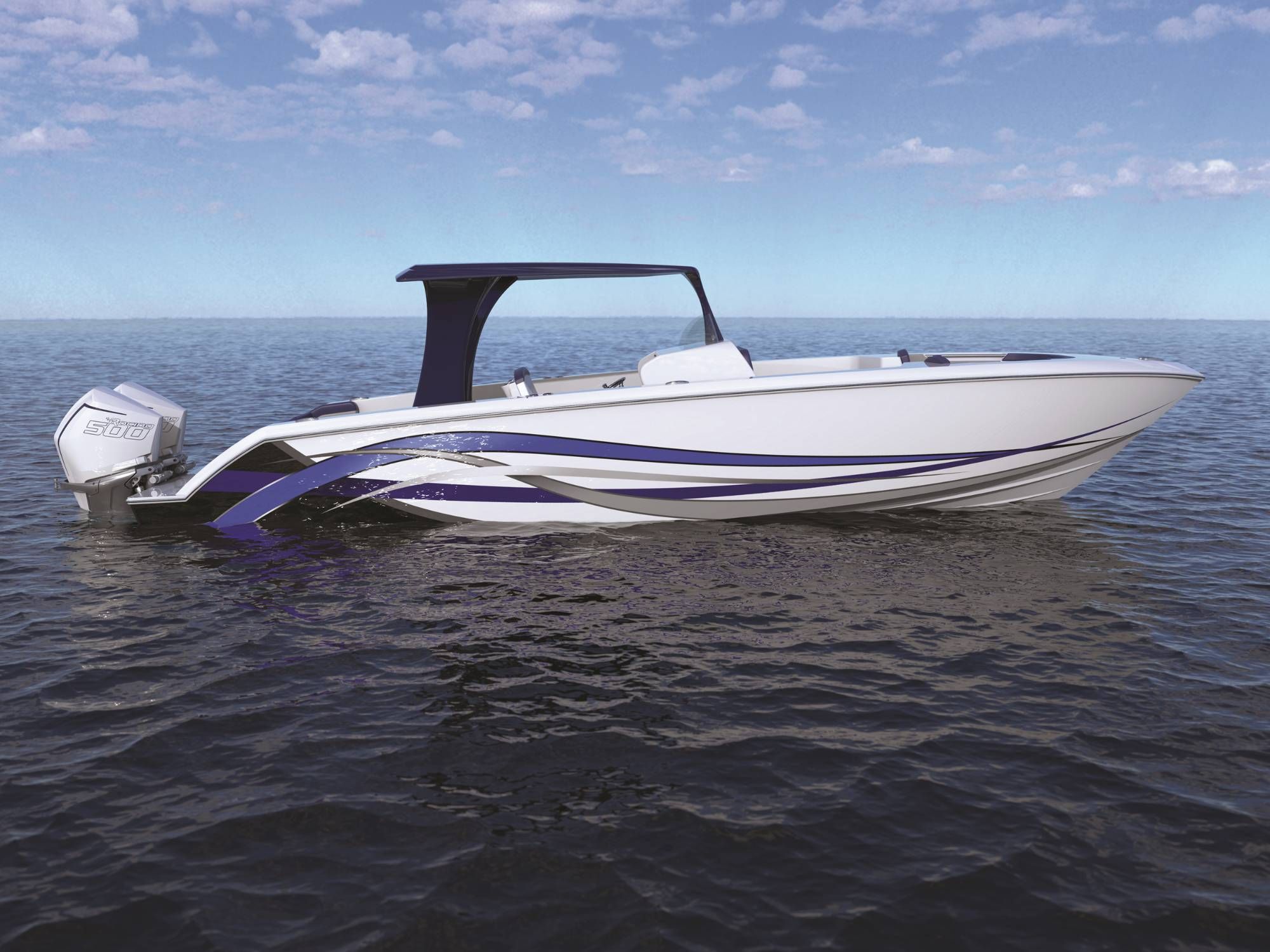 Interieur van de Velocity 330CC