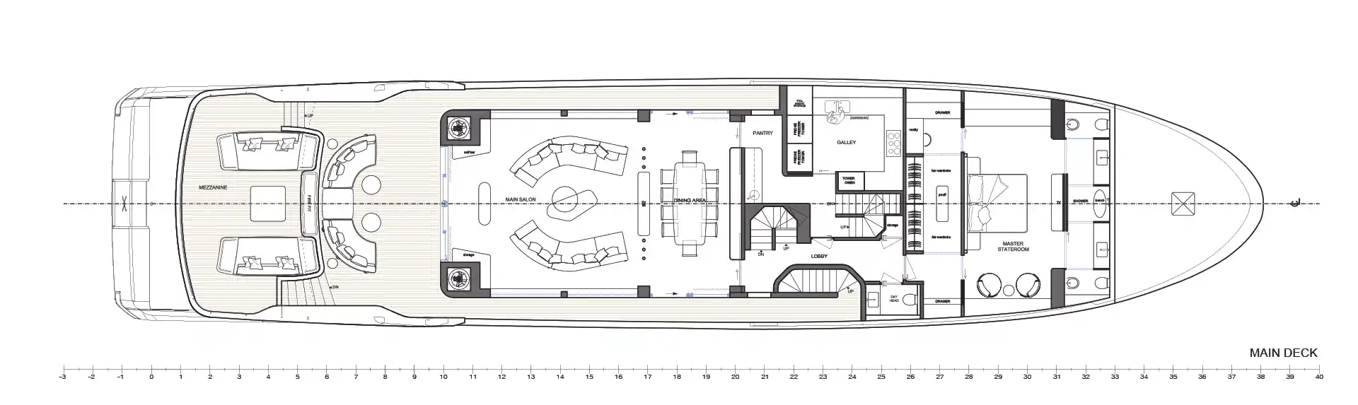5-cabin Layout