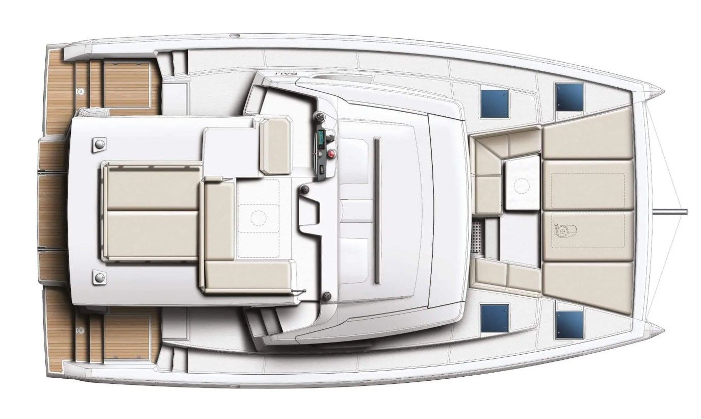 4-cabin Layout /w 1 crew berth