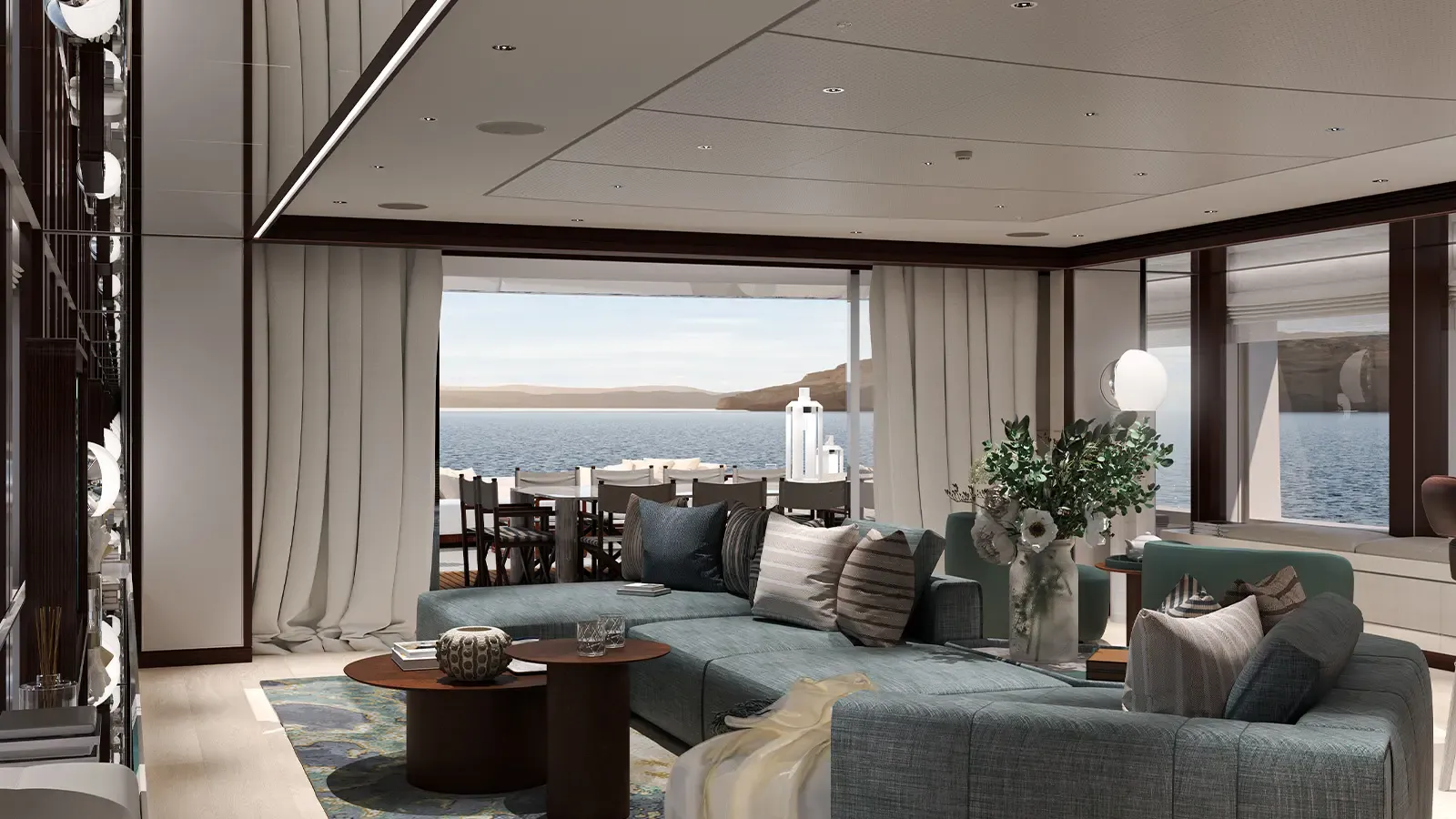 Innenbereich der Heesen Yachts Frida