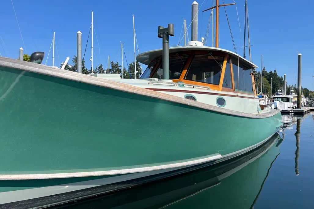 Außenbereich der Jespersen Boat Builders Custom Gartside Downeast Cruiser