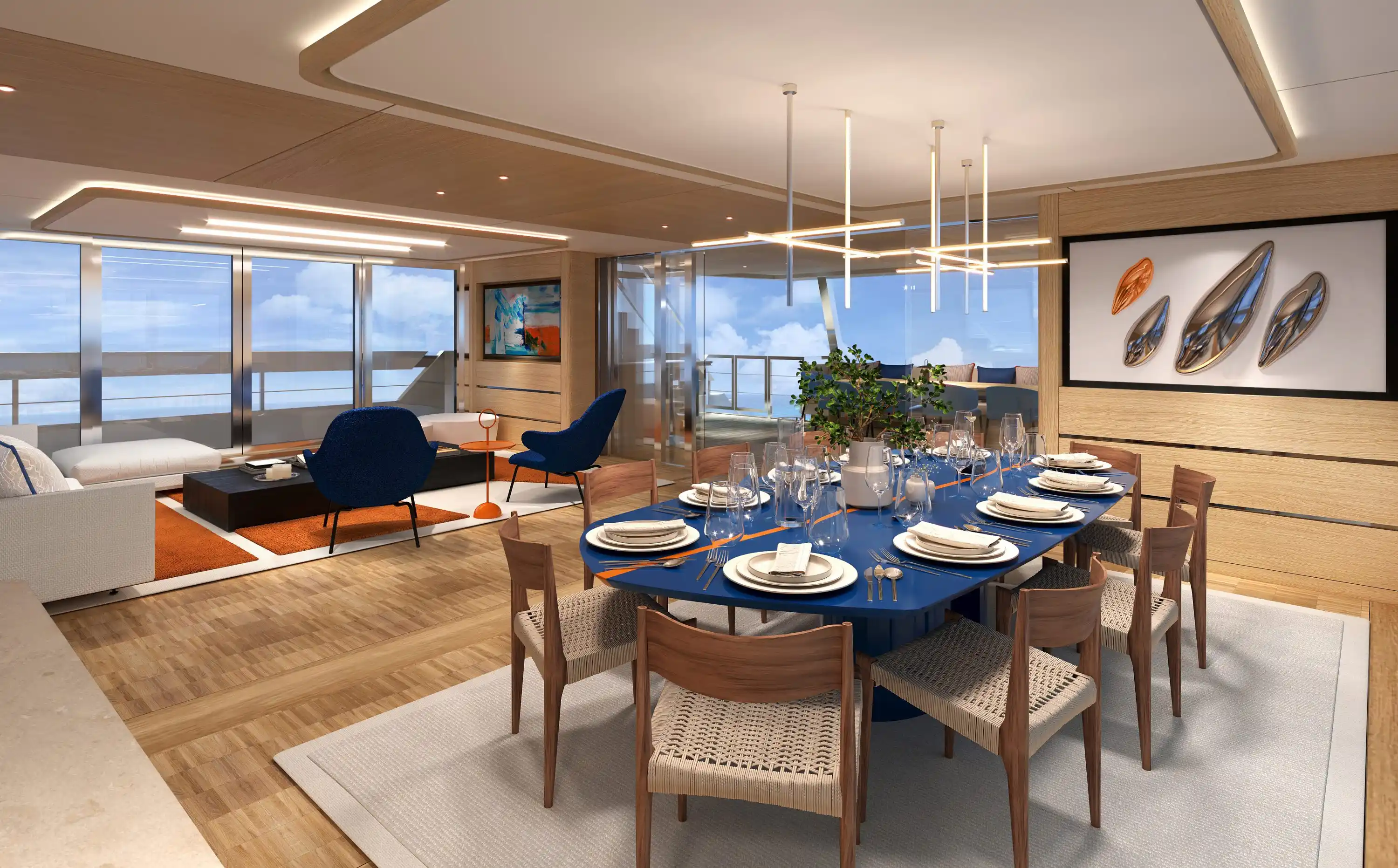 Intérieur du SilverYachts Silvercat 22M