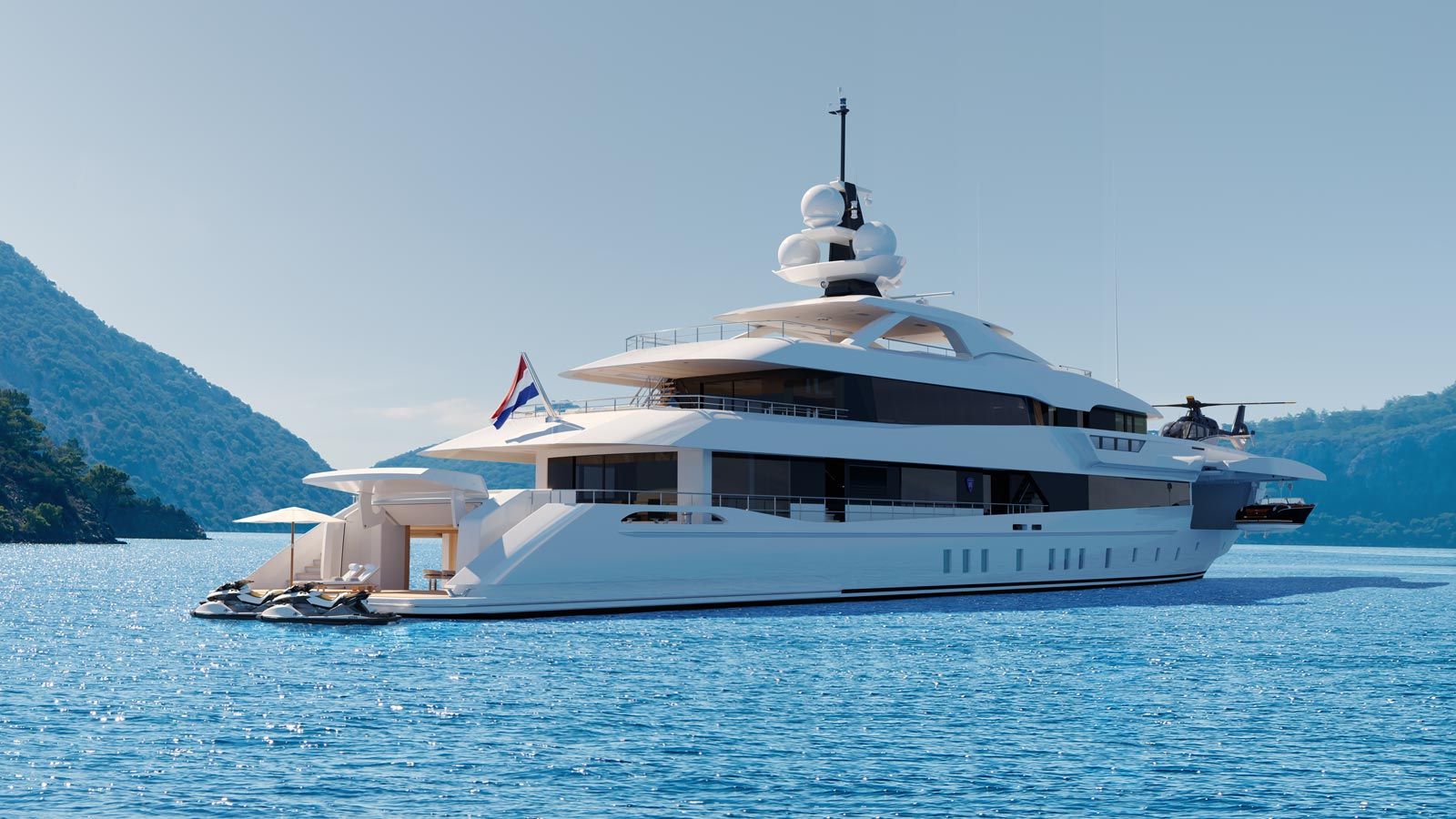 Exterieur van de Heesen Yachts Ceres