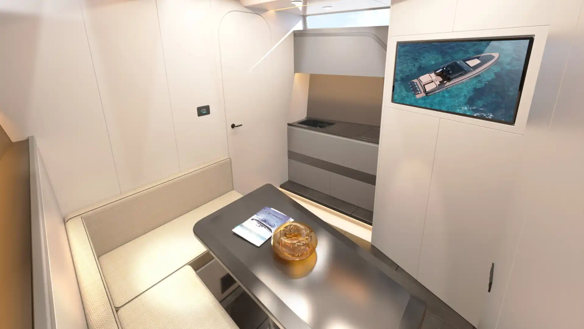 Intérieur du Ribco Marine RSY 53 Inboard