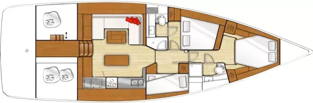3-Cabin Layout