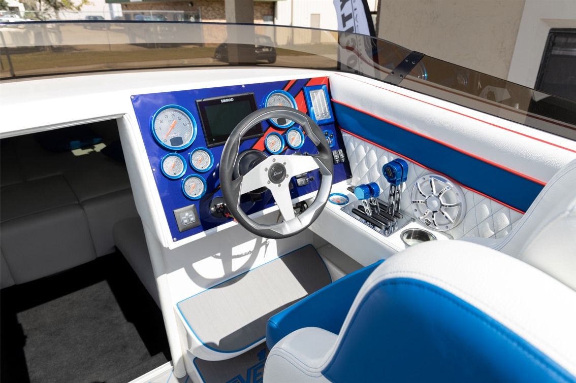 Interieur van de Velocity 260VR