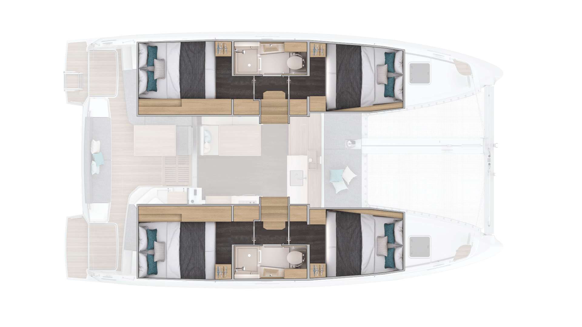 4-Cabin Layout