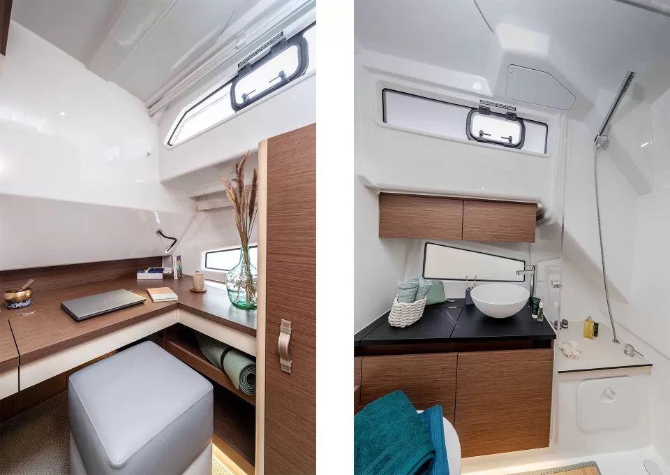 Interieur van de Delphia 10 Lounge