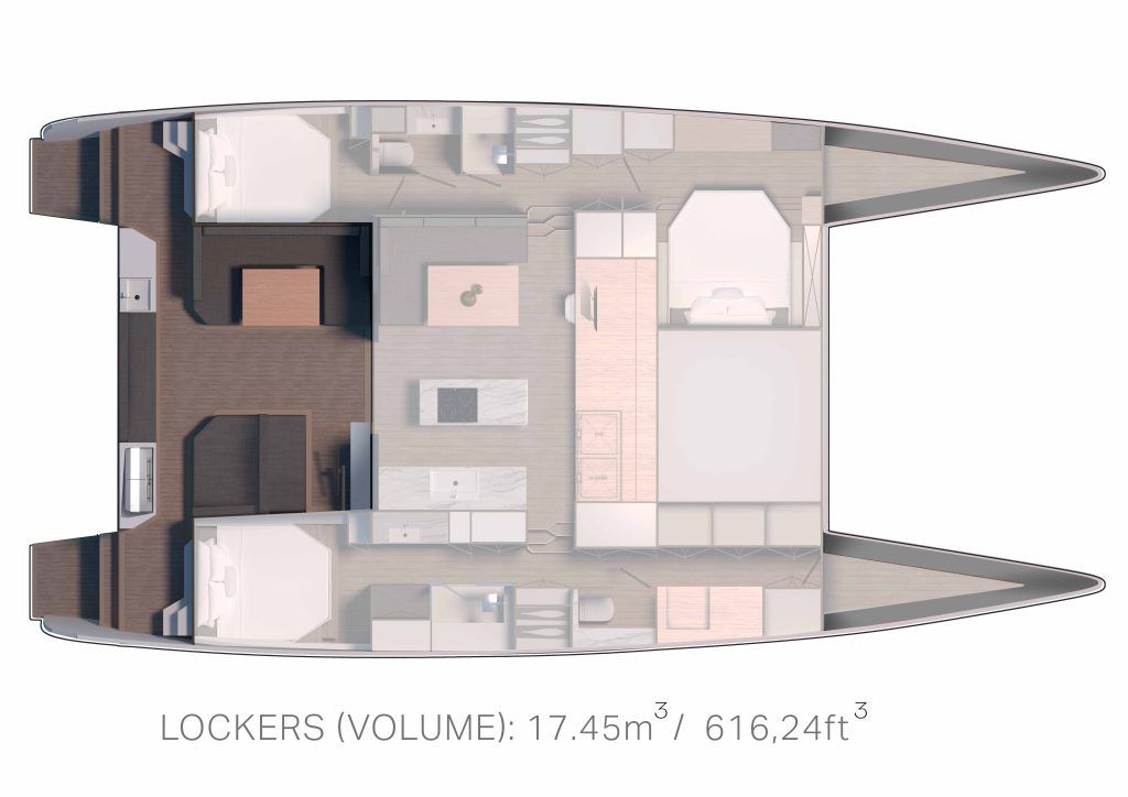 3-cabin Layout