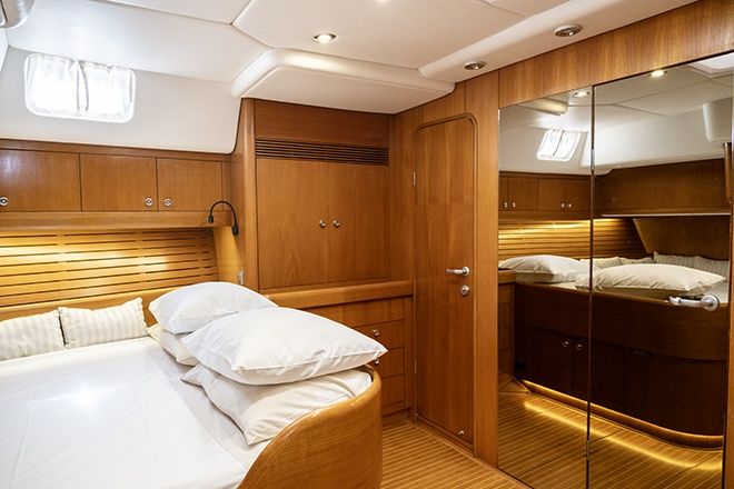 Interni del Nautor Swan 77