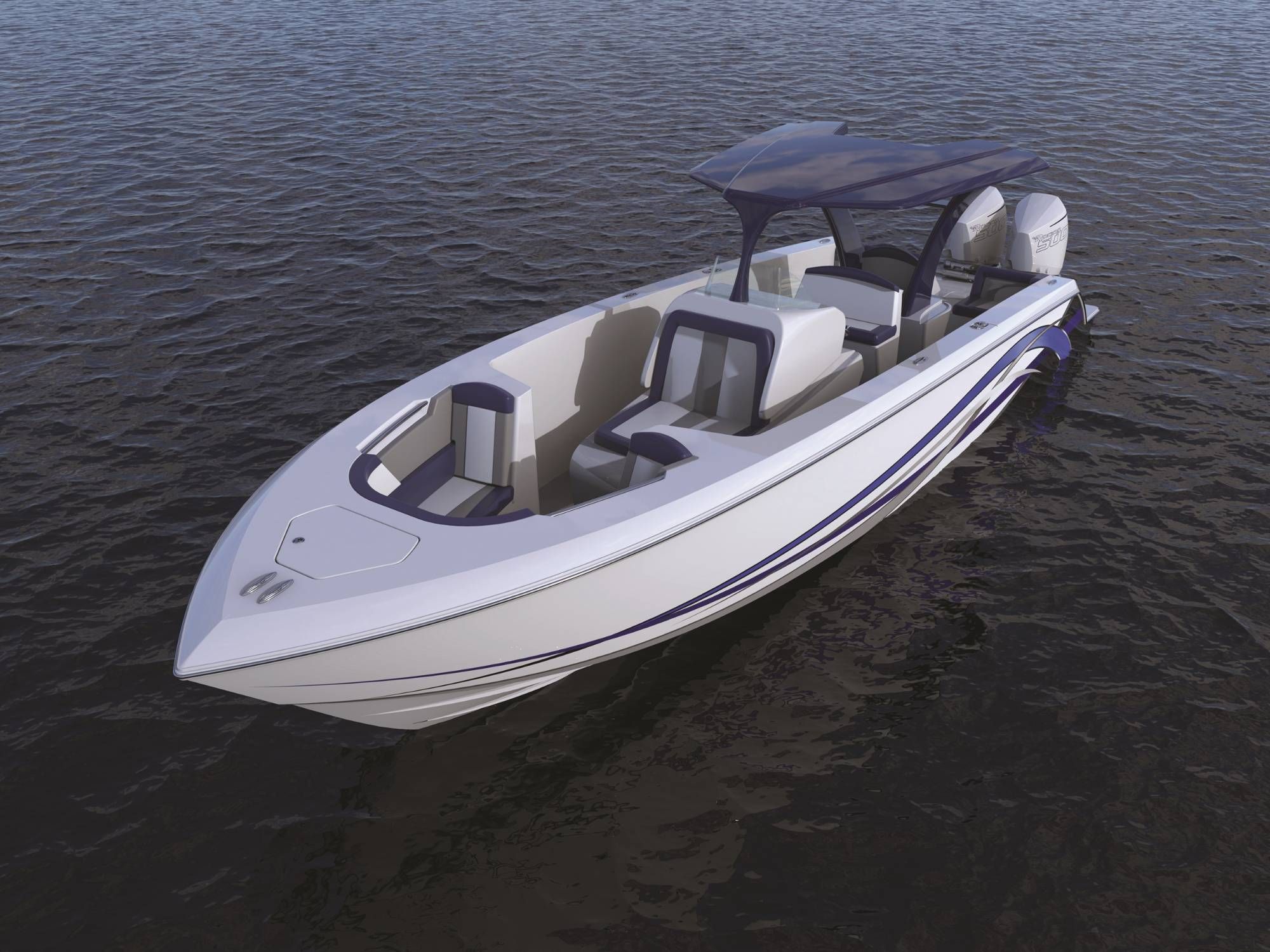 Interieur van de Velocity 330CC