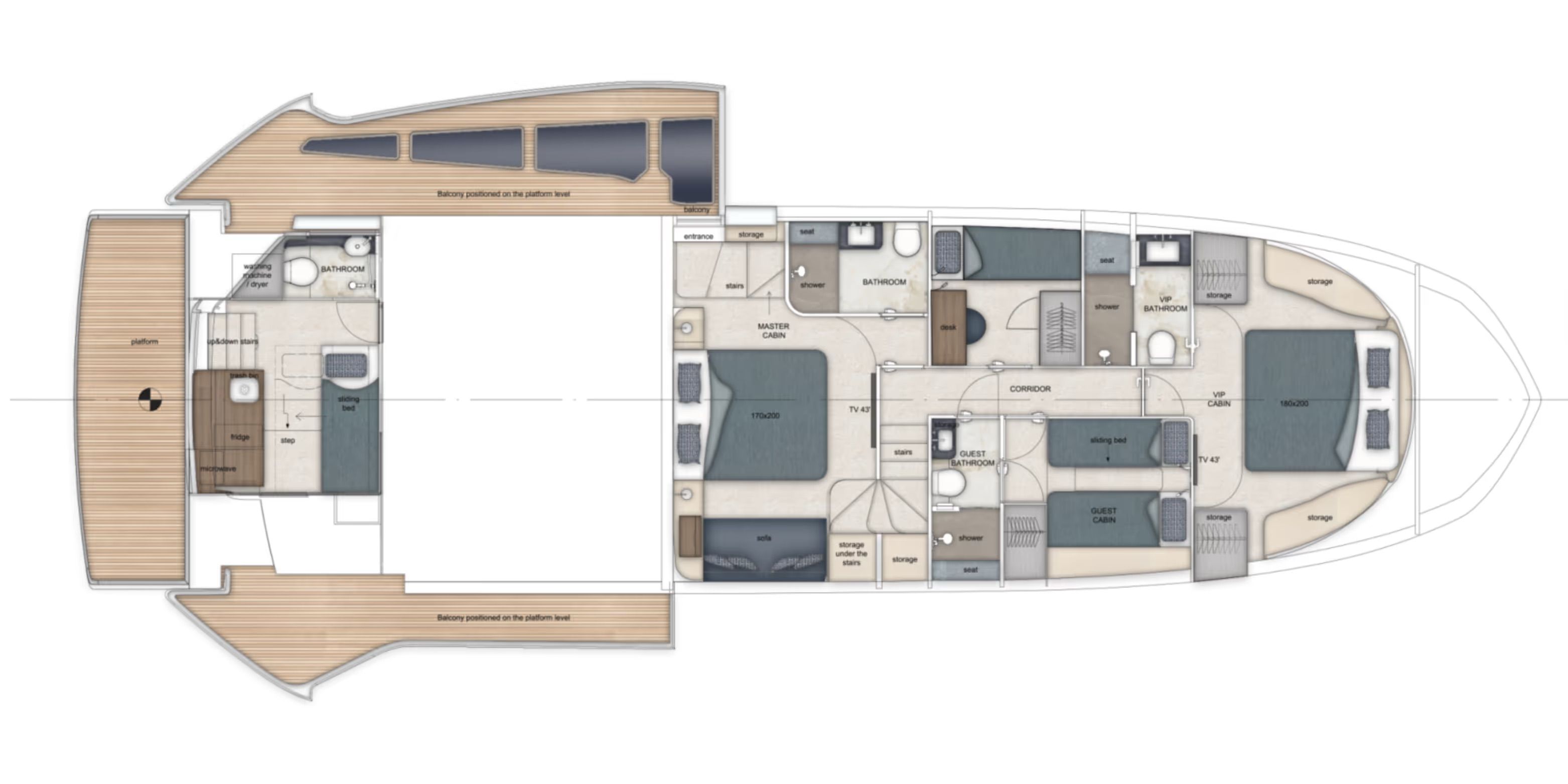 4-Cabin Layout