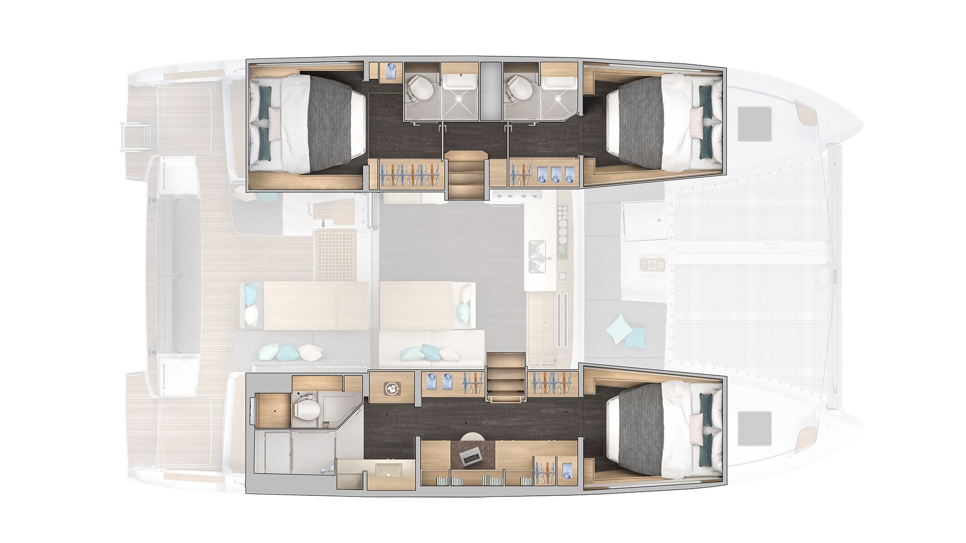 3-Cabin Layout