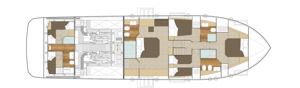 4-Cabin Layout