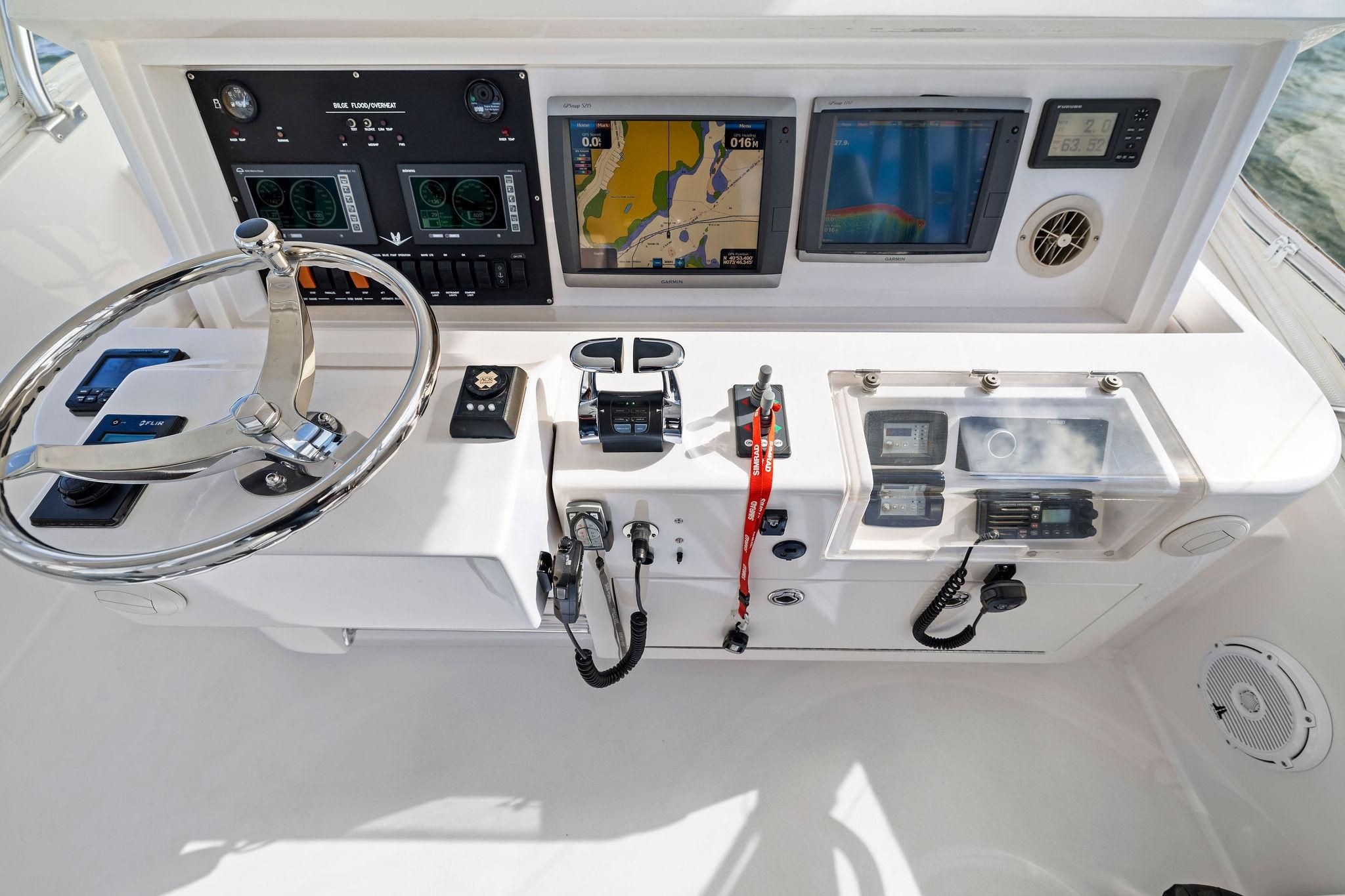 Bertram Convertible 45' Interior