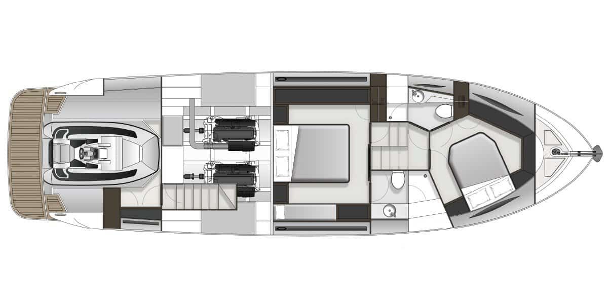 2-Cabin Layout + Tender Garage