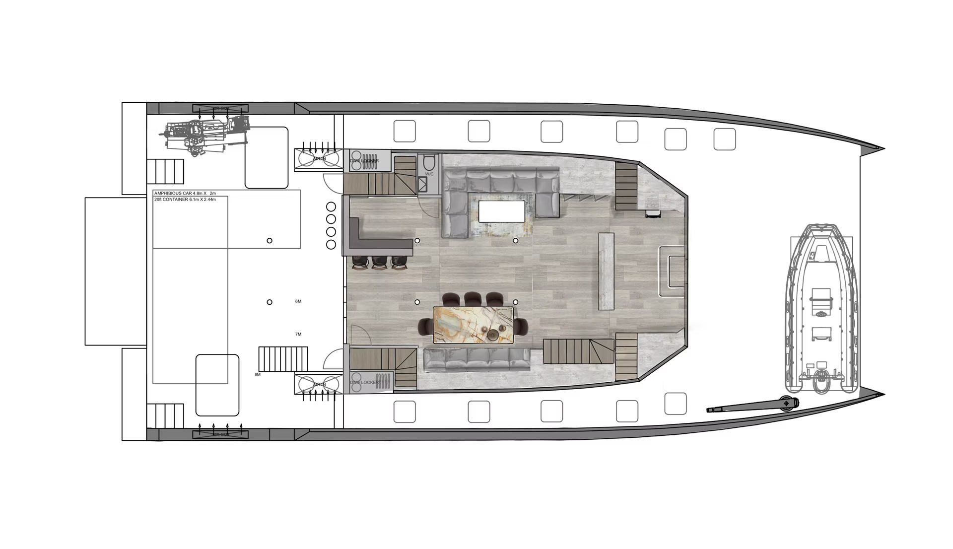 4-Cabin Layout