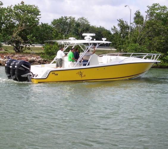 SeaVee 340B Interior