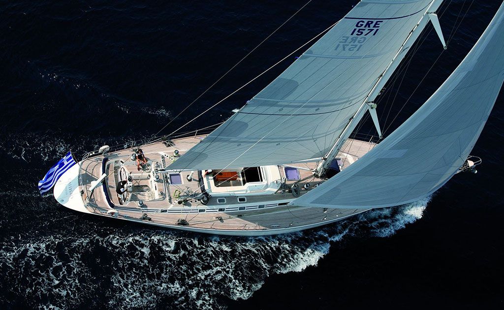 Esterni del Nautor Swan 77