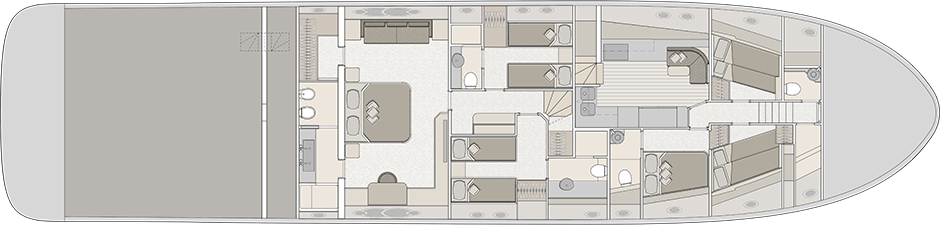Lower Deck 3 cabins