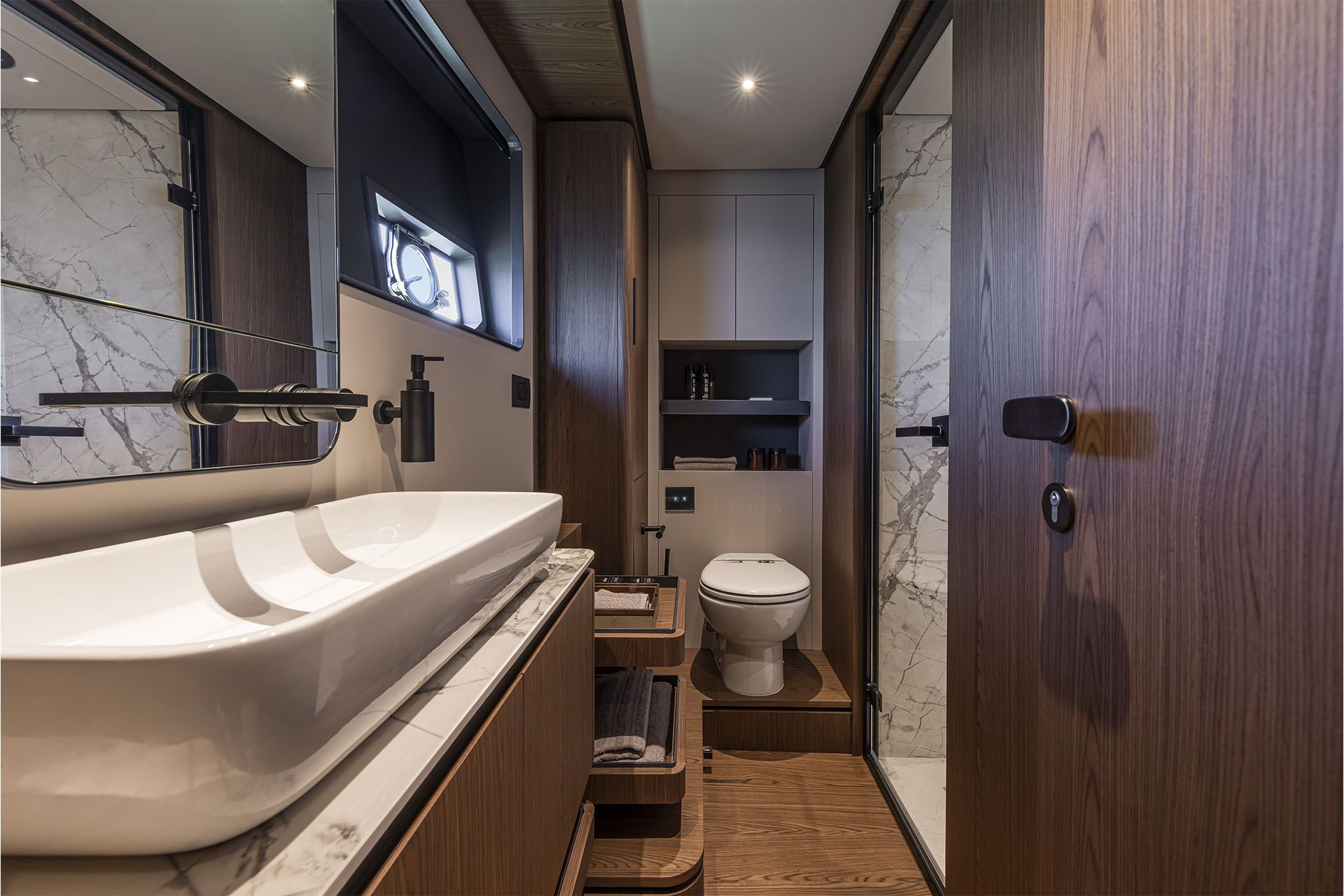 Intérieur du Ferretti Yachts 580