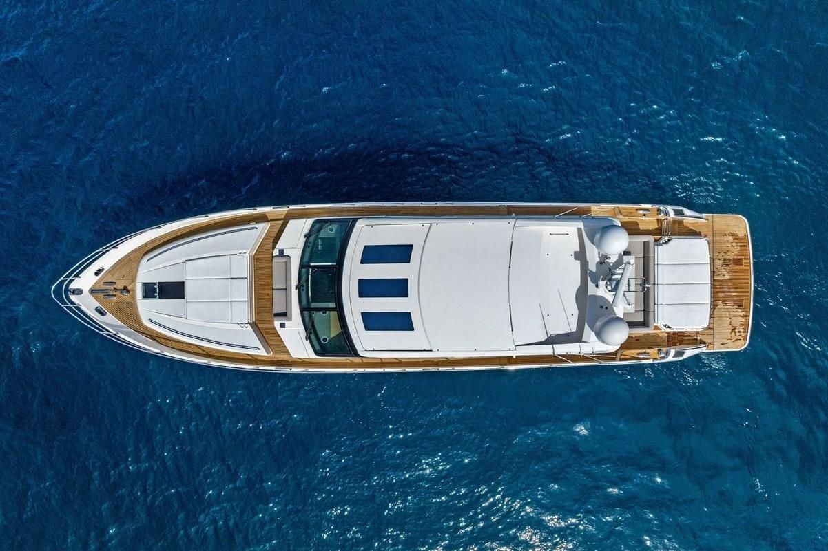 Außenbereich der Princess Yachts 78