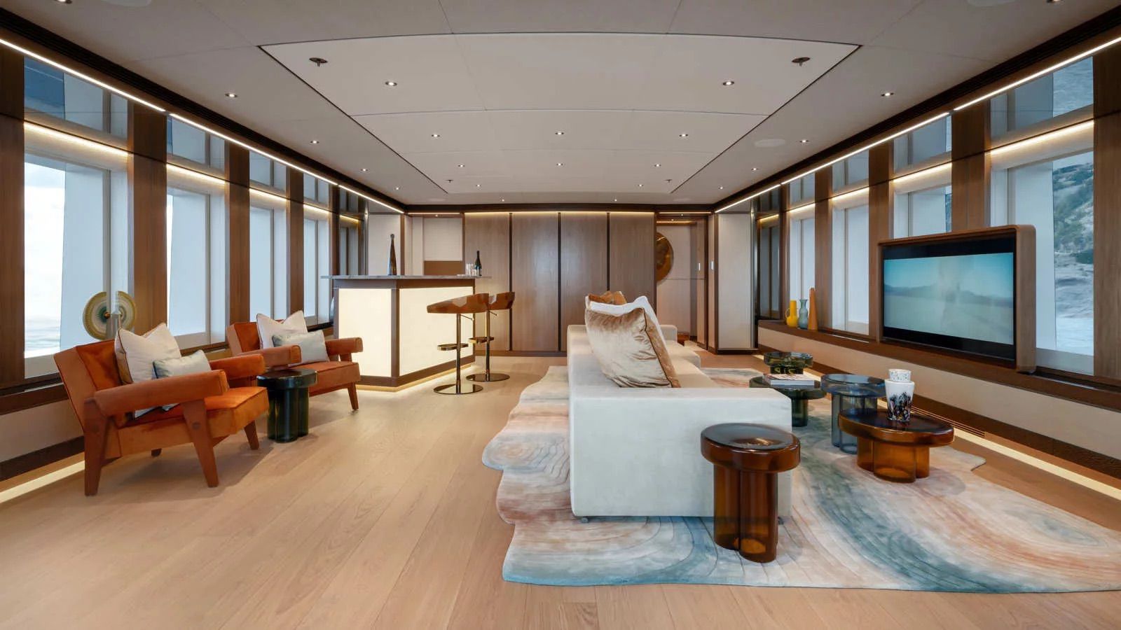 Interior del Heesen Yachts Agnetha