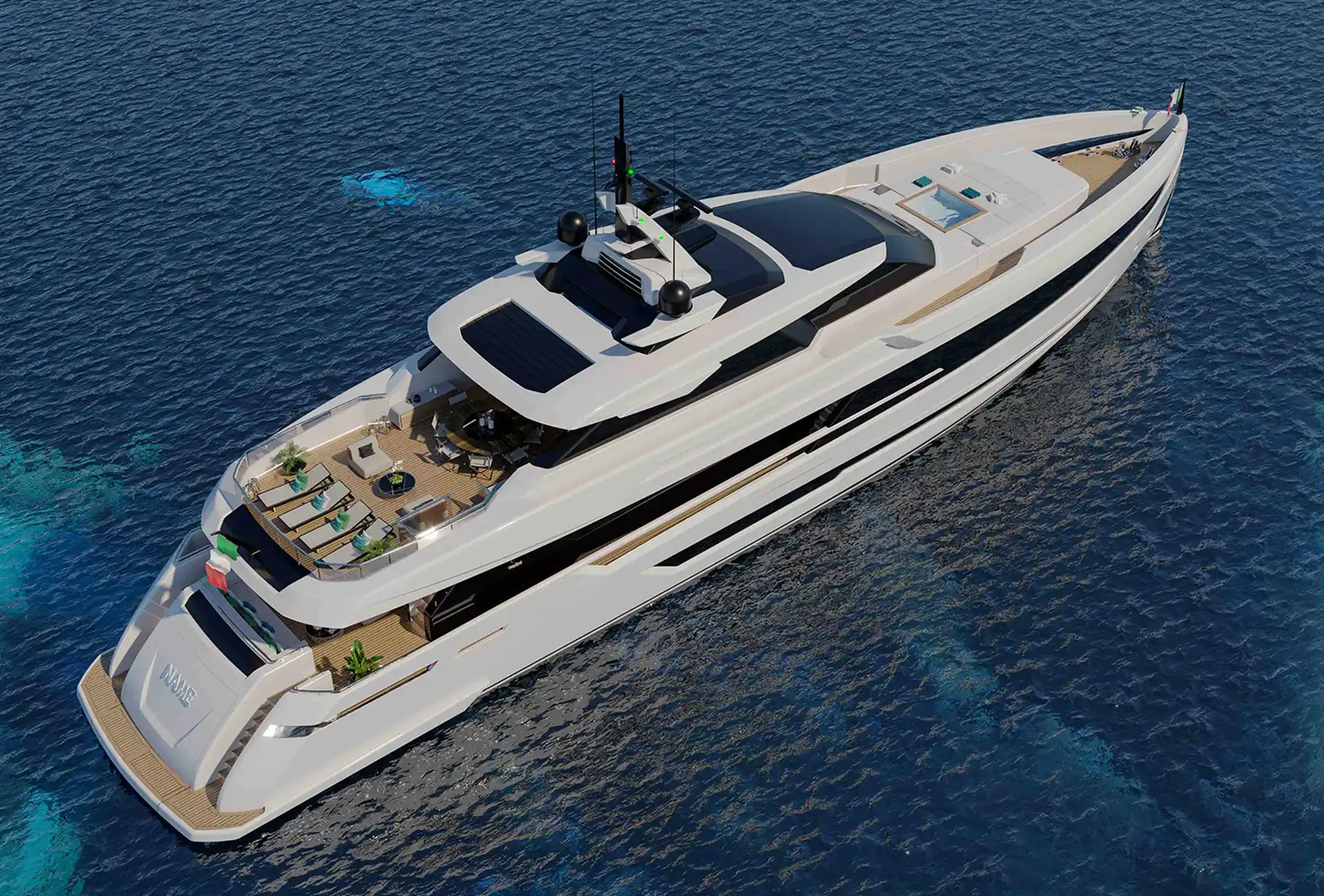 Interior del Columbus Yachts Sport 43 MT