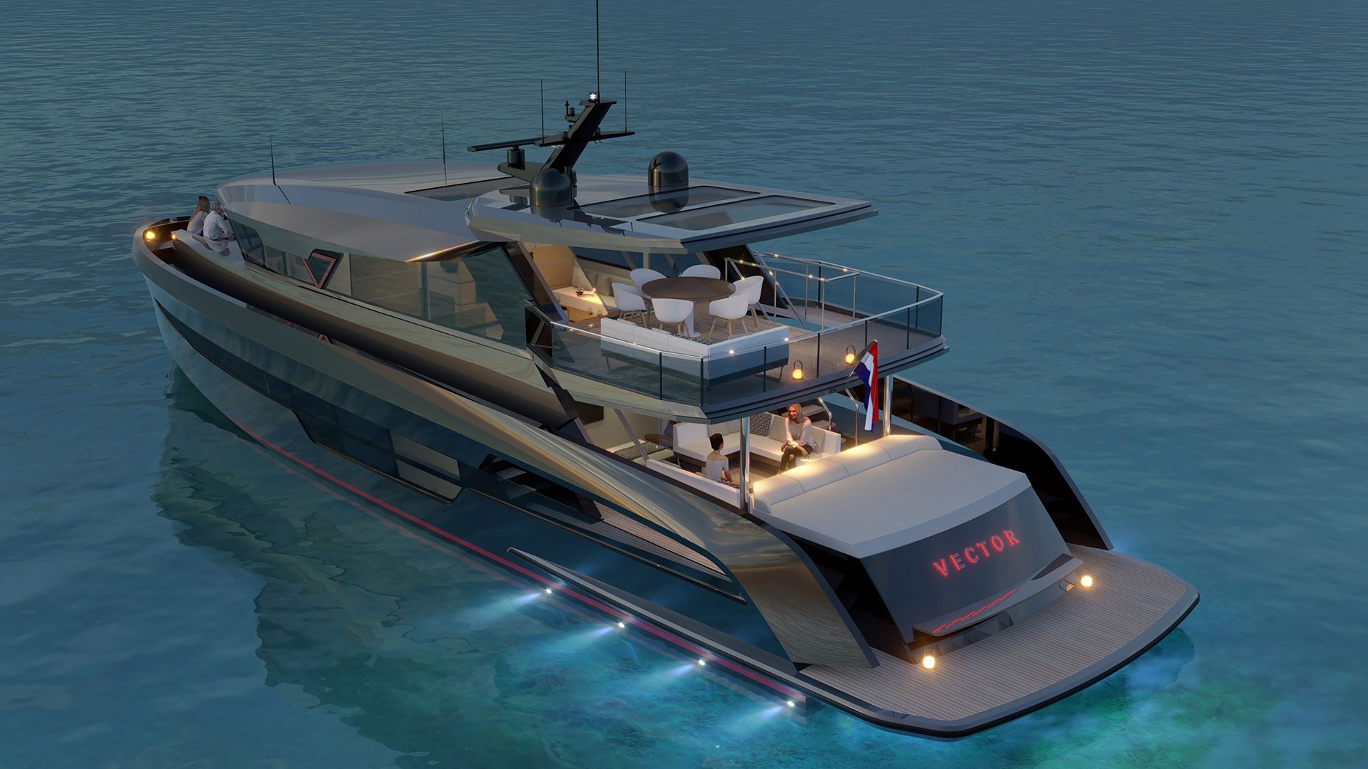 Dutch American DA 75 Beachclub Exterior