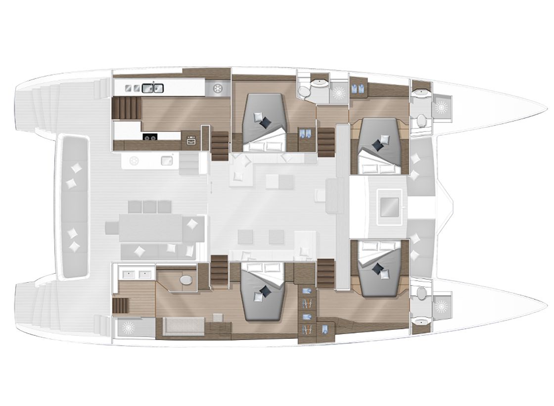 4-Cabin Layout