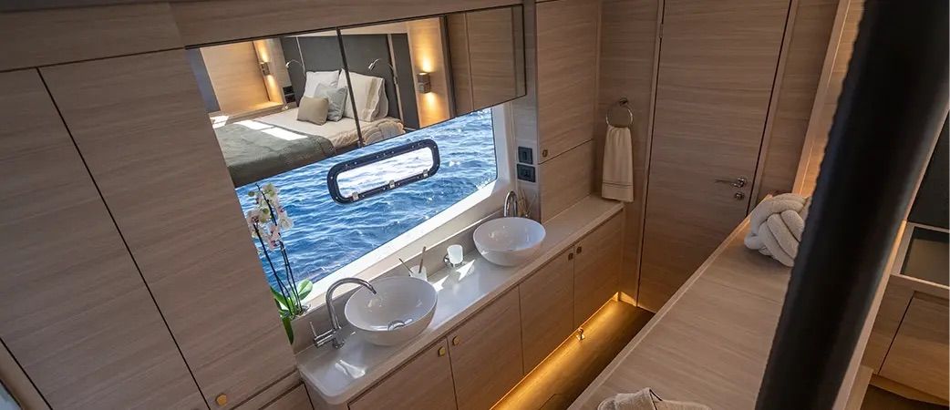 Intérieur du Aquila 46 Yacht