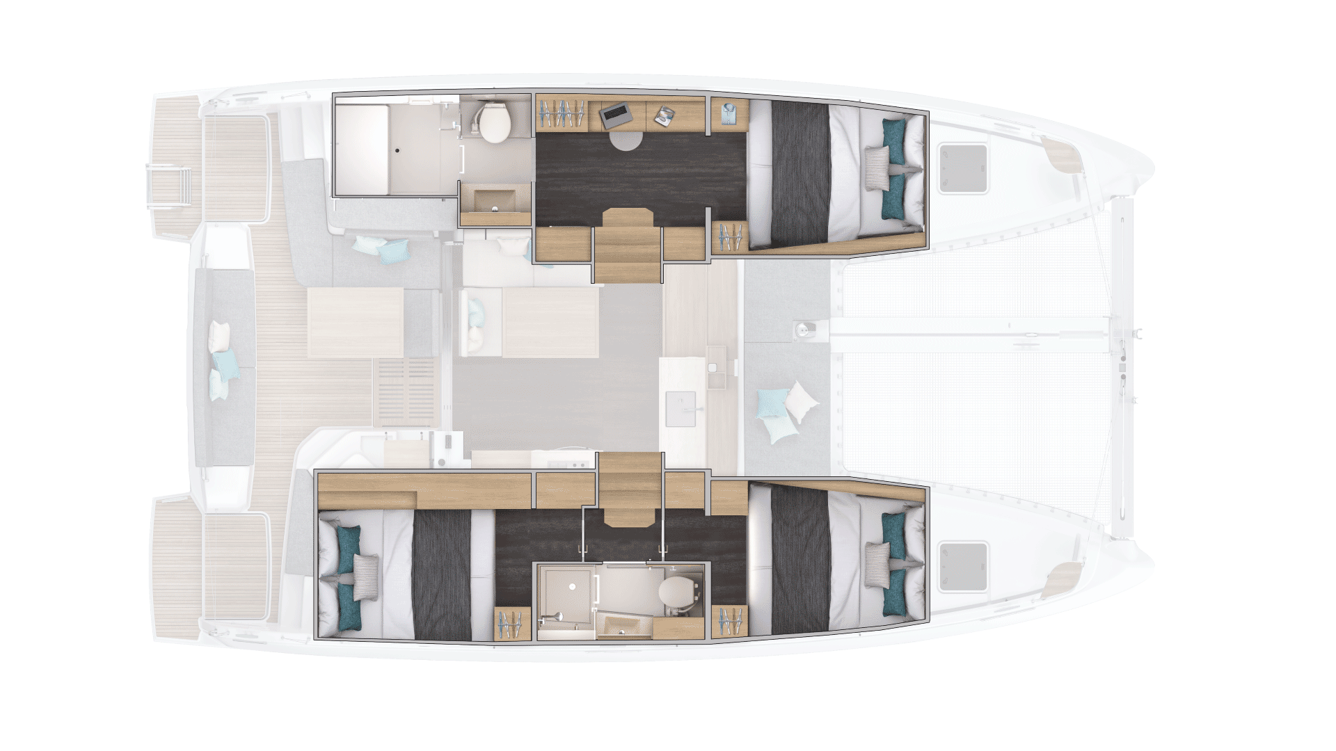 3-Cabin Layout